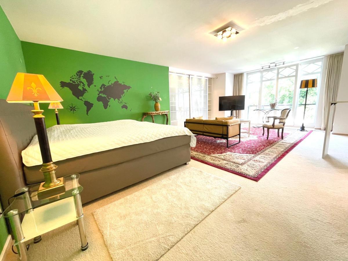 Doppelzimmer Gartenblick Villa Julian 奥利希 外观 照片