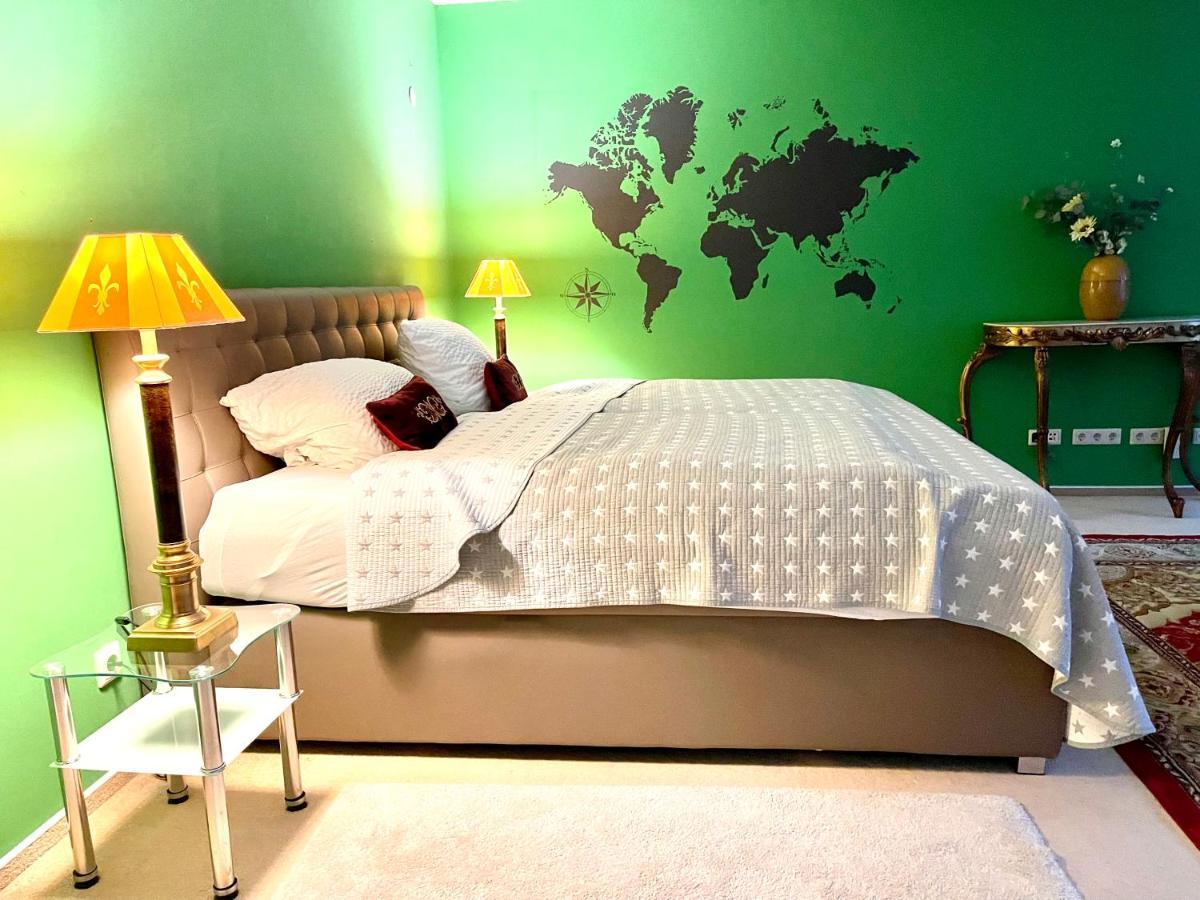 Doppelzimmer Gartenblick Villa Julian 奥利希 外观 照片